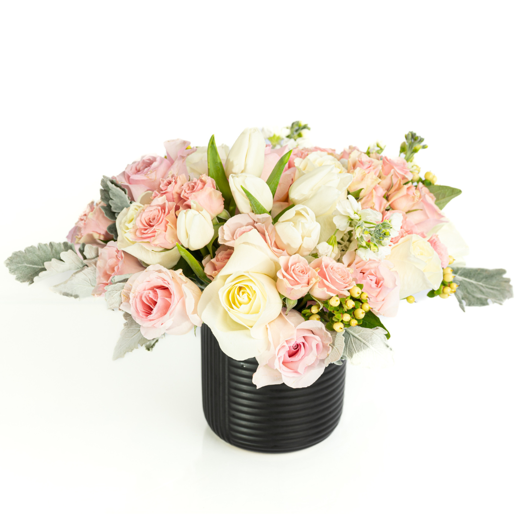Blush Garden | Tulips and Roses