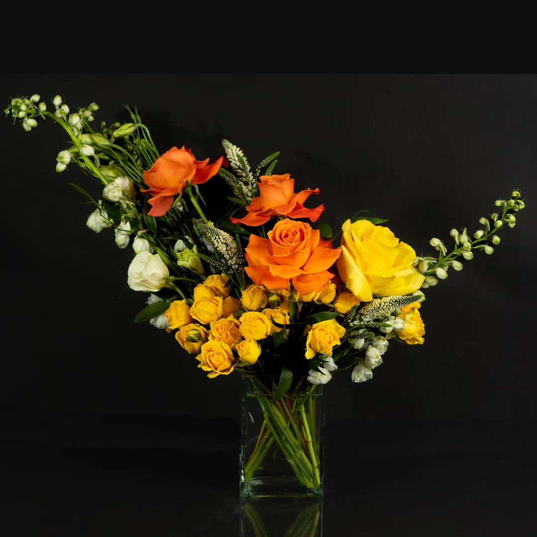 Eternity Garden | Mix color roses bouquet