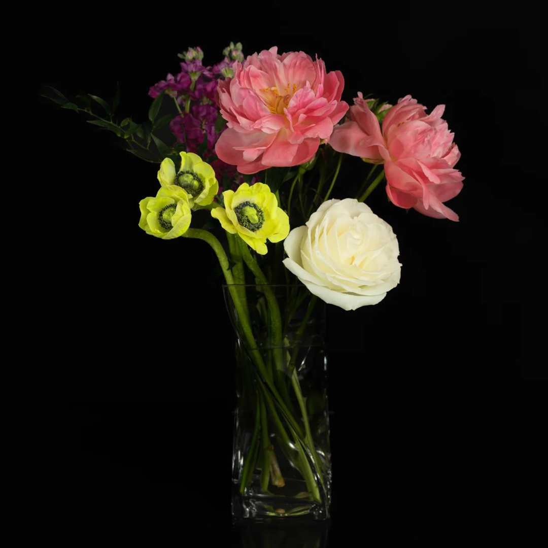 Peaceful Garden | Peonies, Anemones, Stock, Italian Ruscus